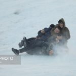 تفریح پر خطر زمستانی در همدان